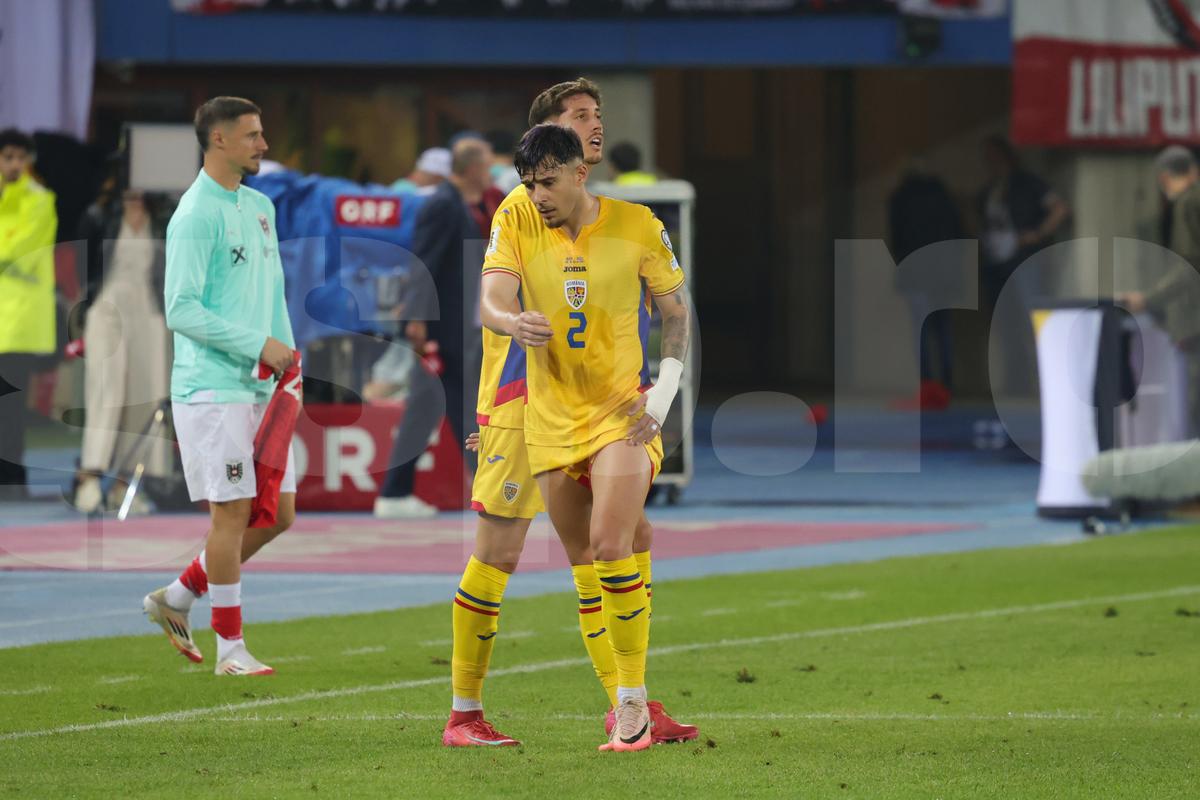 Ce s-a întâmplat imediat după fluierul final din Austria - România: cadre cu Lucescu, Stanciu și Burleanu
