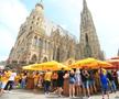 Fanii României în Stephansplatz, Viena/ foto: Ionuț Iordache (GSP)