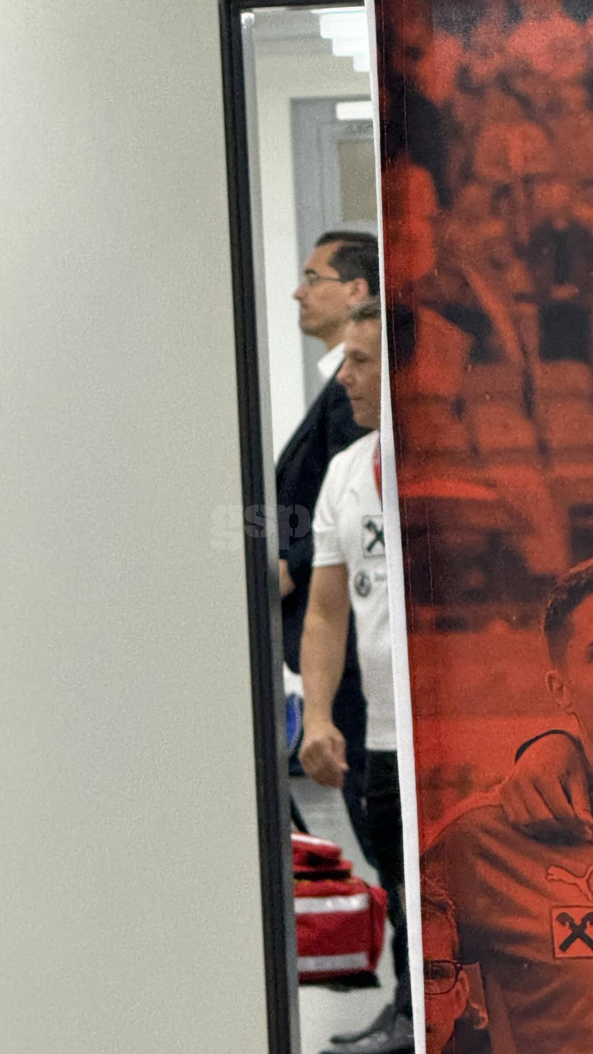 Răzvan Burleanu, în tribune la meciul Austria - România 2-1