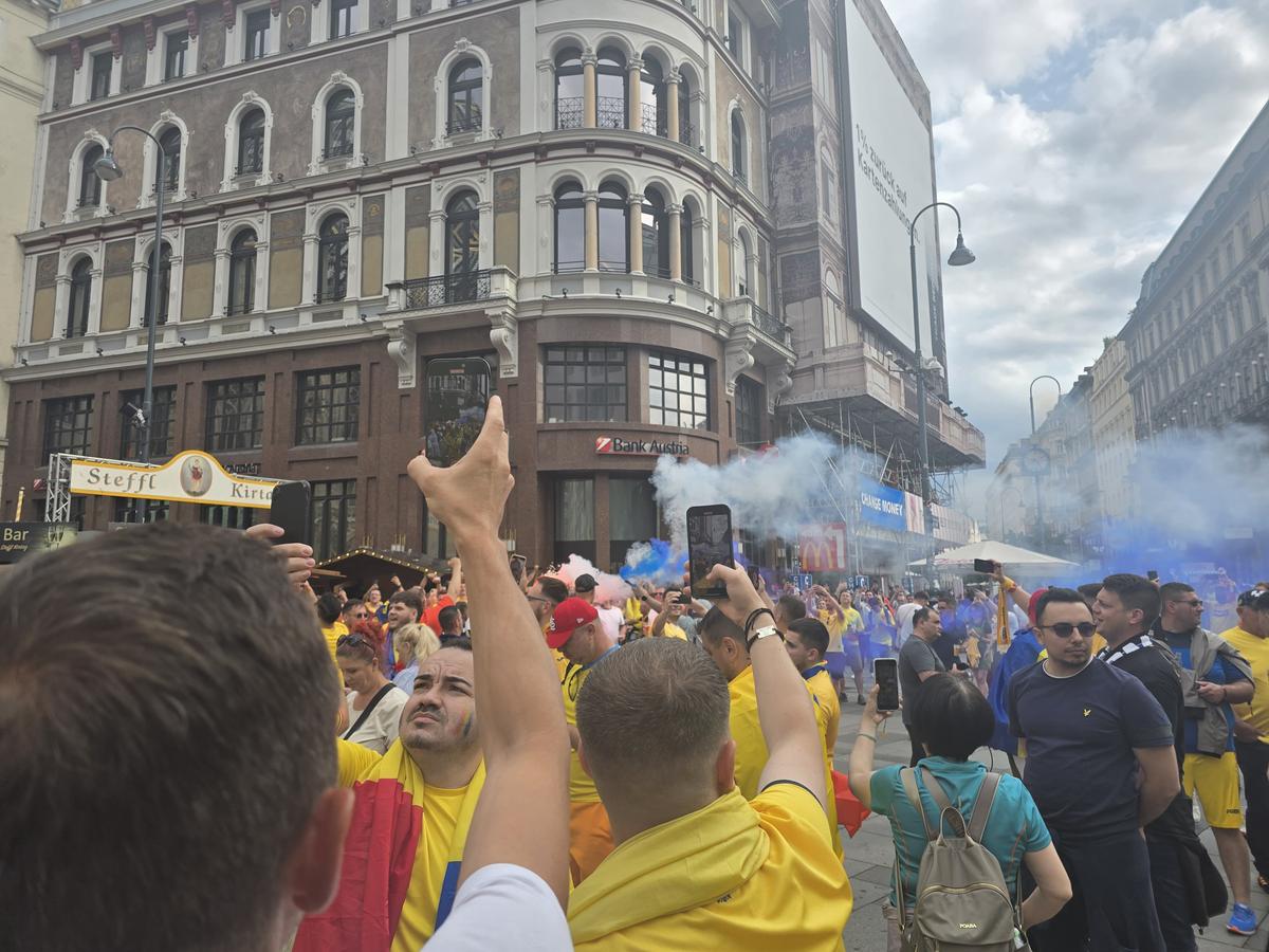 Imagini SENZAȚIONALE de la Viena: show pirotehnic. Foto:  Andrei Crăiţoiu & Cezar Titor (GSP)