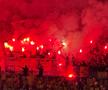 Ultrașii de la „Uniți sub tricolor” au aprins zeci de torțe în Austria - România. Foto: Andrei Crăițoiu (GSP.RO)