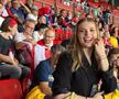 Antonia Salanță, iubita lui Daniel Bîrligea, a fost prezentă în tribunele stadionului „Ernst-Happel” la Austria - România. FOTO: Andrei Crăițoiu (GSP.RO)