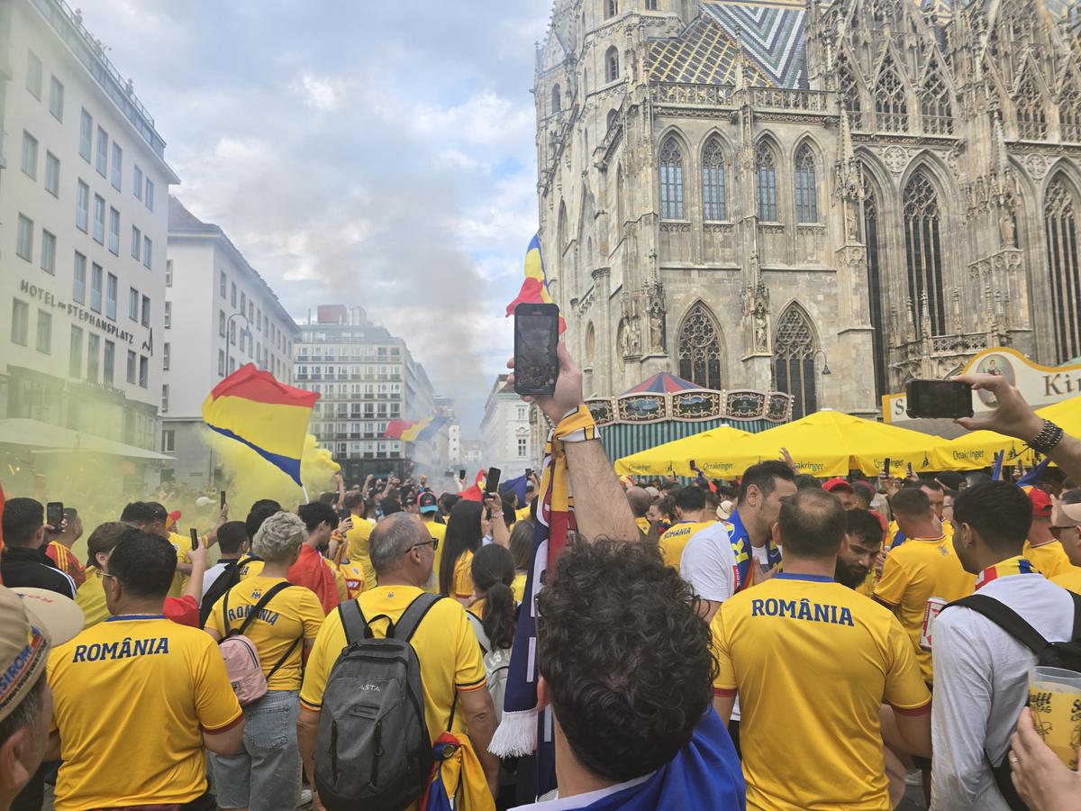 Imagini SENZAȚIONALE de la Viena: show pirotehnic. Foto:  Andrei Crăiţoiu & Cezar Titor (GSP)