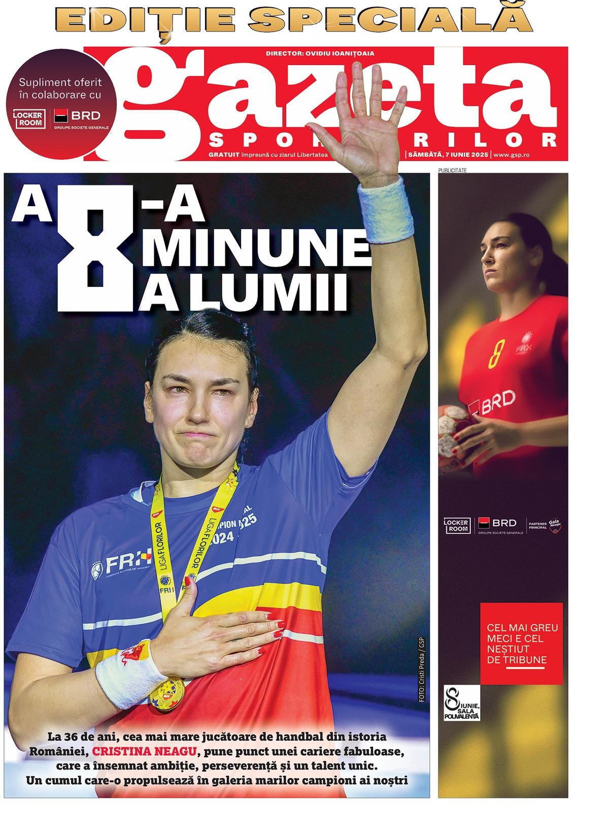 Cristina Neagu, pagini Gazeta Sporturilor