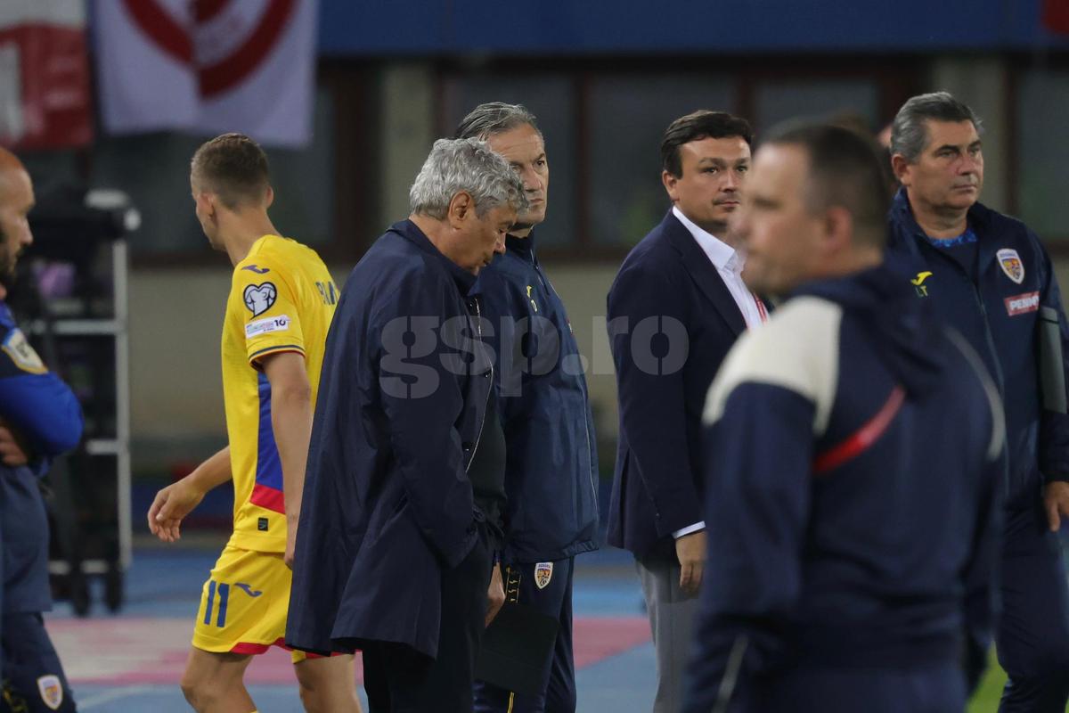 Ce s-a întâmplat imediat după fluierul final din Austria - România: cadre cu Lucescu, Stanciu și Burleanu