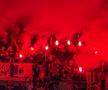 Ultrașii de la „Uniți sub tricolor” au aprins zeci de torțe în Austria - România. Foto: Andrei Crăițoiu (GSP.RO)