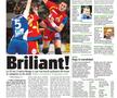 Pagina dedicat[ Cristinei Neagu după partida cu Franța de la Campionatul Mondial din 2007