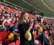 Antonia Salanță, iubita lui Daniel Bîrligea, a fost prezentă în tribunele stadionului „Ernst-Happel” la Austria - România. FOTO: Andrei Crăițoiu (GSP.RO)