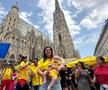 Fanii României în Stephansplatz, Viena/ foto: Ionuț Iordache (GSP)
