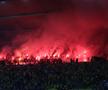 Ultrașii de la „Uniți sub tricolor” au aprins zeci de torțe în Austria - România. Foto: Ionuț Iordache (GSP.RO)