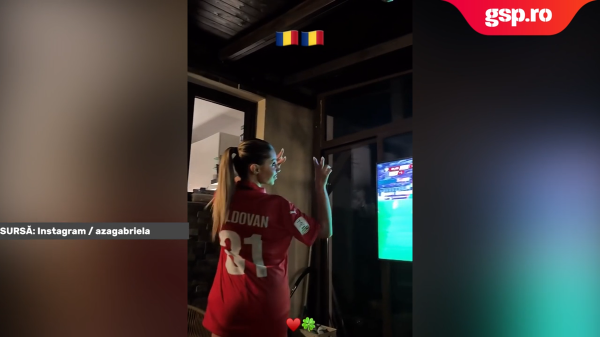 Mândră de iubitul titular în naționala României! I-a făcut galerie în fața televizorului: „Nu știți câte emoții am”