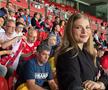 Antonia Salanță, iubita lui Daniel Bîrligea, a fost prezentă în tribunele stadionului „Ernst-Happel” la Austria - România. FOTO: Andrei Crăițoiu (GSP.RO)