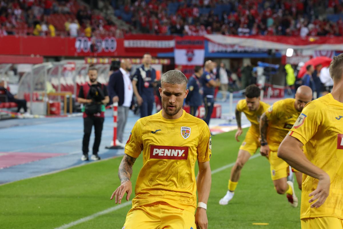 Austria - România, imagini de la încălzire