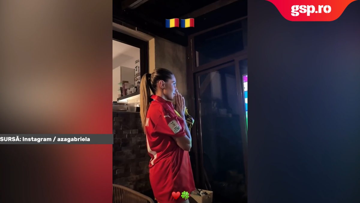 Mândră de iubitul titular în naționala României! I-a făcut galerie în fața televizorului: „Nu știți câte emoții am”