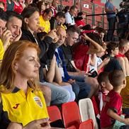 Antonia Salanță, iubita lui Daniel Bîrligea, a fost prezentă în tribunele stadionului „Ernst-Happel” la Austria - România. FOTO: Andrei Crăițoiu (GSP.RO)