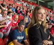 Antonia Salanță, iubita lui Daniel Bîrligea, a fost prezentă în tribunele stadionului „Ernst-Happel” la Austria - România. FOTO: Andrei Crăițoiu (GSP.RO)