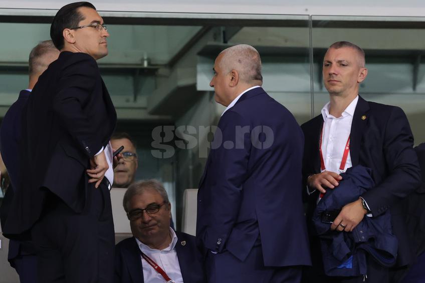 Răzvan Burleanu, în tribune la meciul Austria - România 2-1 FOTO: Ionuţ Iordache (GSP)