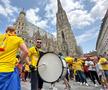Fanii României în Stephansplatz, Viena/ foto: Ionuț Iordache (GSP)
