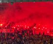 Ultrașii de la „Uniți sub tricolor” au aprins zeci de torțe în Austria - România. Foto: Andrei Crăițoiu (GSP.RO)