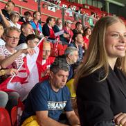 Antonia Salanță, iubita lui Daniel Bîrligea, a fost prezentă în tribunele stadionului „Ernst-Happel” la Austria - România. FOTO: Andrei Crăițoiu (GSP.RO)