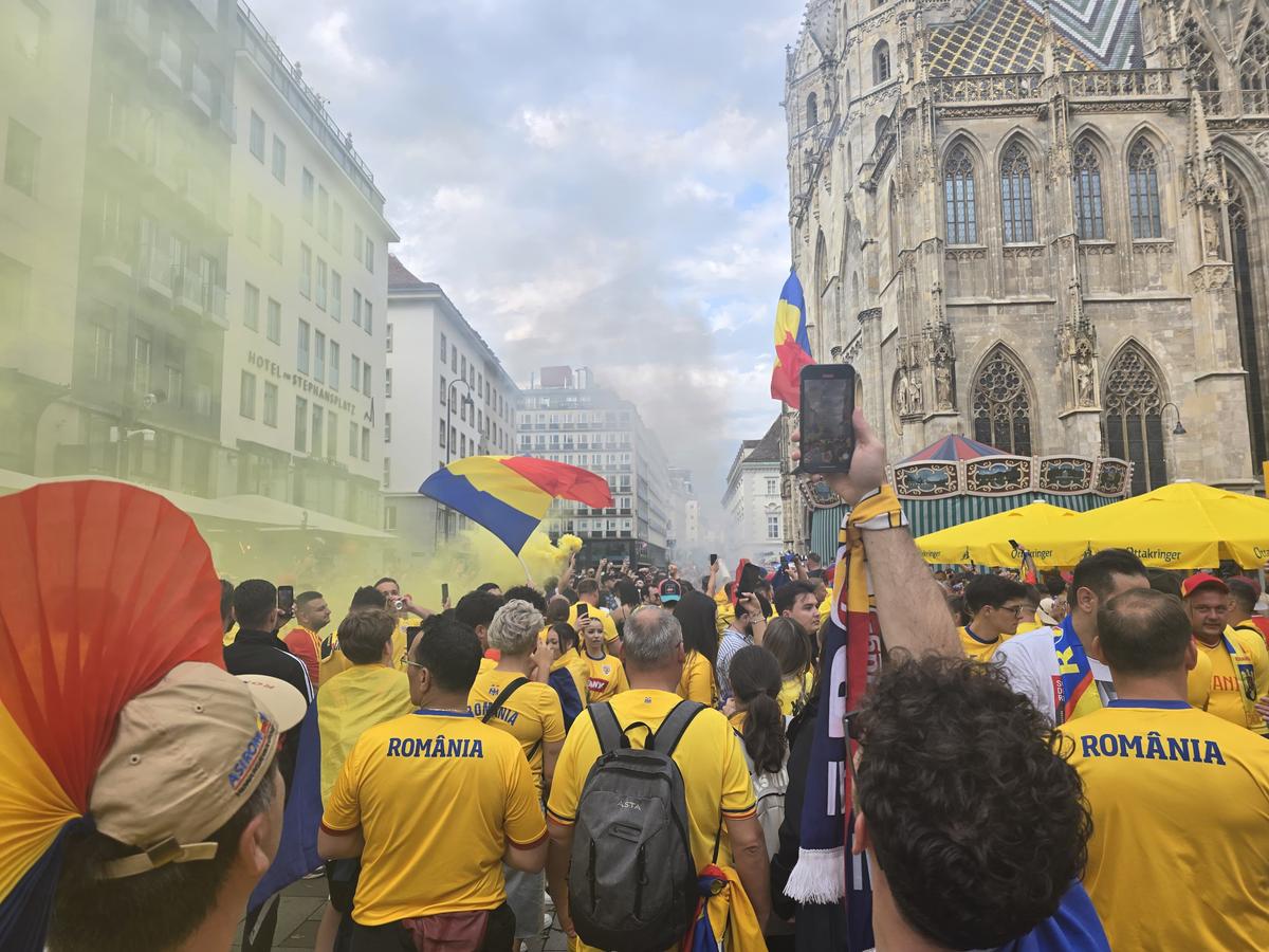 Imagini SENZAȚIONALE de la Viena: show pirotehnic. Foto:  Andrei Crăiţoiu & Cezar Titor (GSP)