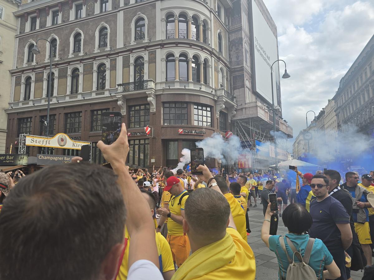 Imagini SENZAȚIONALE de la Viena: show pirotehnic. Foto:  Andrei Crăiţoiu & Cezar Titor (GSP)
