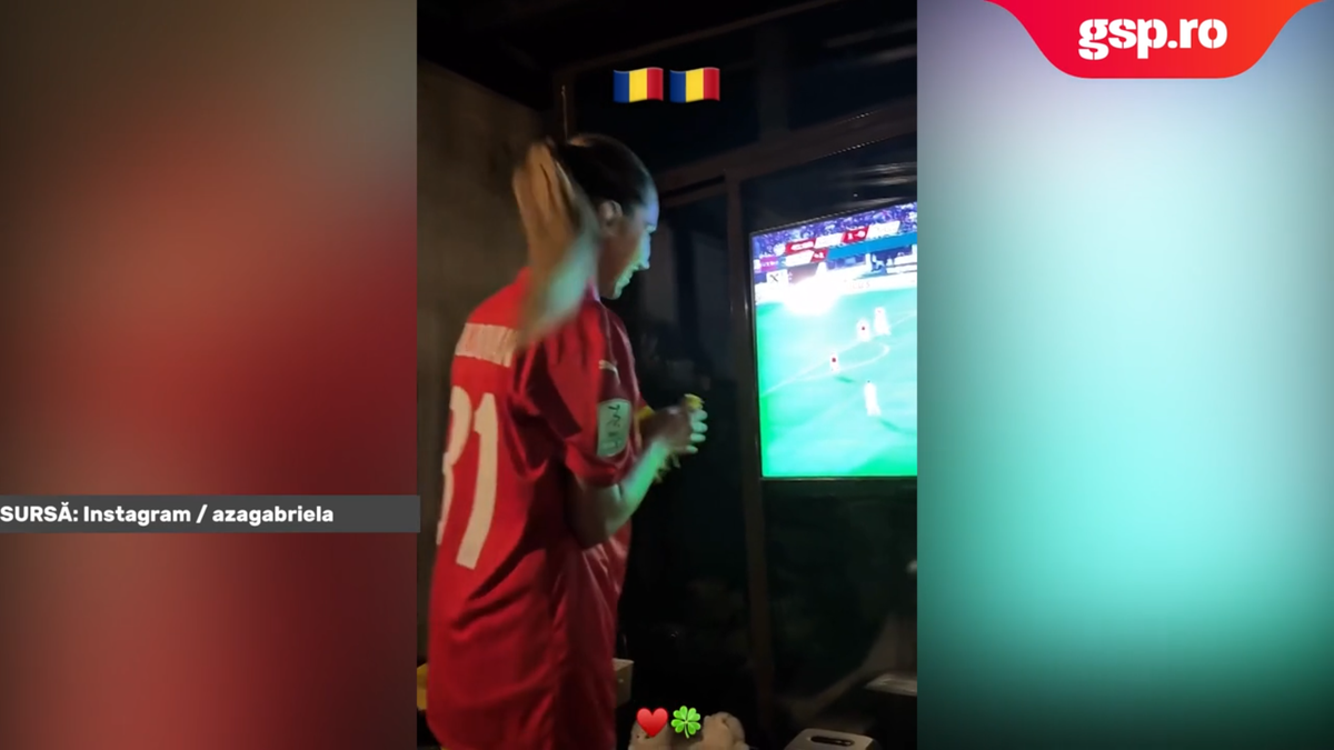 Mândră de iubitul titular în naționala României! I-a făcut galerie în fața televizorului: „Nu știți câte emoții am”