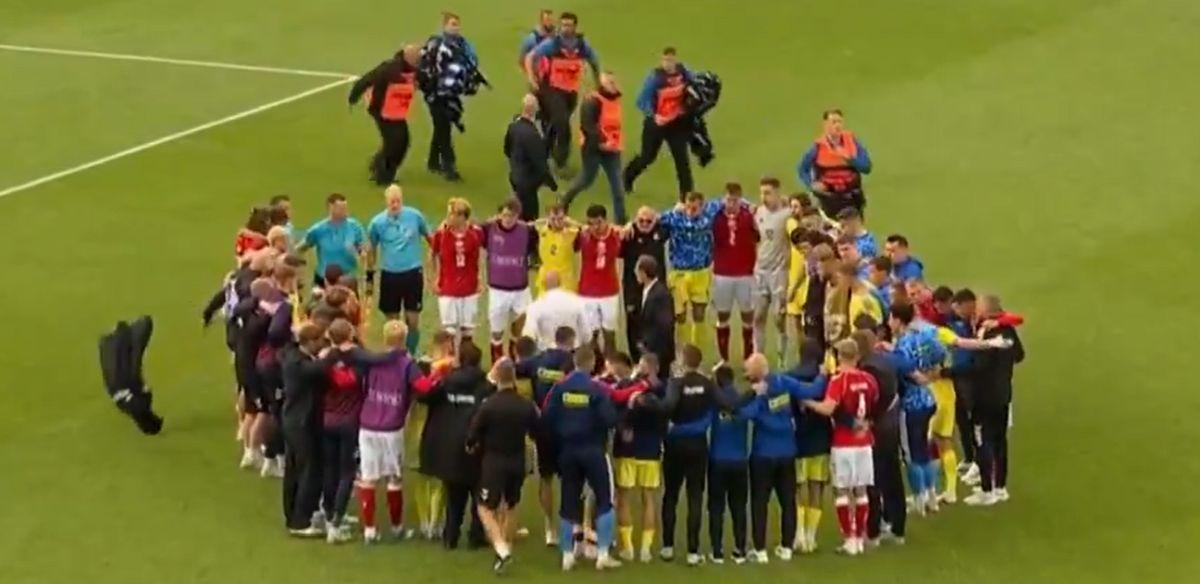 Christian Eriksen s-a prăbușit pe gazon în Danemarca - Ucraina