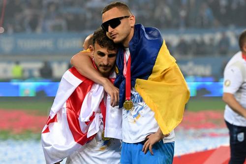 Oleksandr Romanchuk și Anzor Mekvabishvili sunt doi dintre cei mai curtați jucători ai Craiovei în această pauză // foto: imago