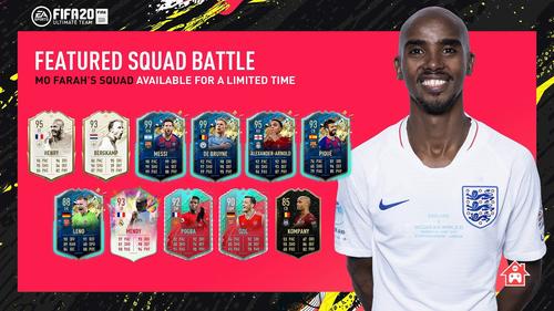 Celebrul atlet britanic Mo Farah este invitatul special al celor de la EA, iar gamerii vor avea o perioadă scurtă de timp să se înfrunte cu echipa construită cu greu de campionul olimpic.