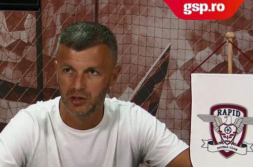 Ovidiu Burcă a vorbit înainte de CS Mioveni - Rapid