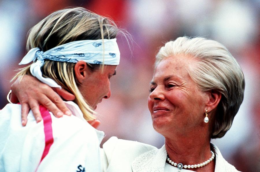 Jana Novotna și Ducesa de Kent la festivitatea de premiere în 1993 FOTO Guliver/GettyImages Wimbledon se joacă pe GSP.ro » Ambiție de campioni: ce jucători au disputat mai multe finale până a ajunge la trofeu