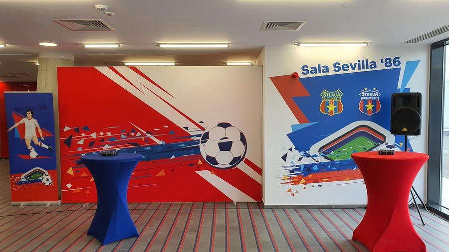 FOTO: Facebook @CSASTEAUA CSA Steaua, echipament special la inaugurarea noului stadion + Imagini spectaculoase din interiorul arenei