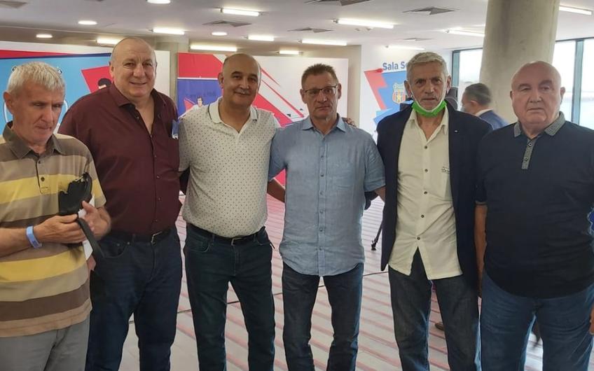 Radu II, Bumbescu, Pistol, Weissenbacher, Vasile Iordache, Florentin Marinescu (de la stânga la dreapta)