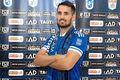 Hugo Vieira a semnat cu FCU Craiova // foto: Facebook