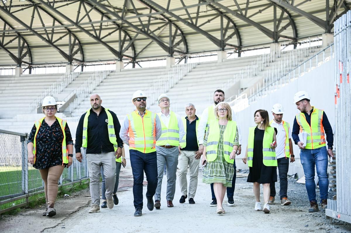 Cum arată lucrările la stadionul lui Hermannstadt - martie 2022