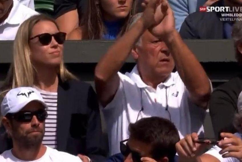 Sebastian Nadal, cerându-i fiului său să se retragă de la Wimbledon / Captură Sport Live