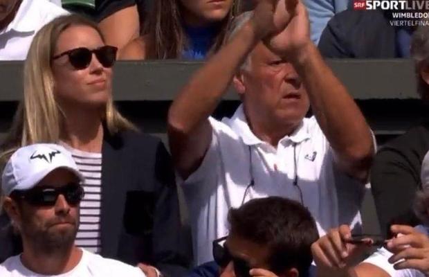 Scene rar întâlnite la Wimbledon » Tatăl lui Nadal, semne disperate către fiul său: i-a cerut să se retragă din turneu!