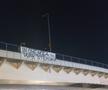 Peluza Sud a împânzit Bucureștiul cu mesaje împotriva lui Gigi Becali