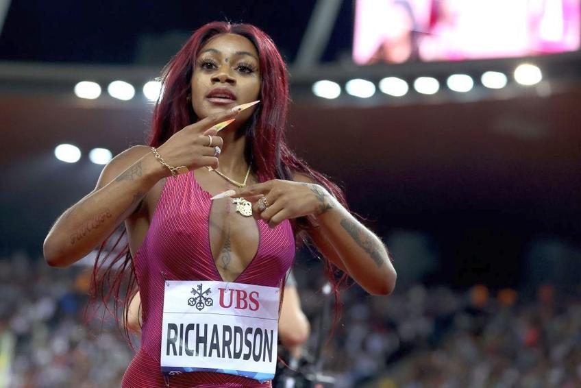 Americanca Sha'Carri Richardson (23 de ani) a stabilit cel mai bun timp al anului în proba de 100 de metri. A oprit cronometrul la 10,71 secunde, cel mai bun timp al carierei. / FOTO: GettyImages