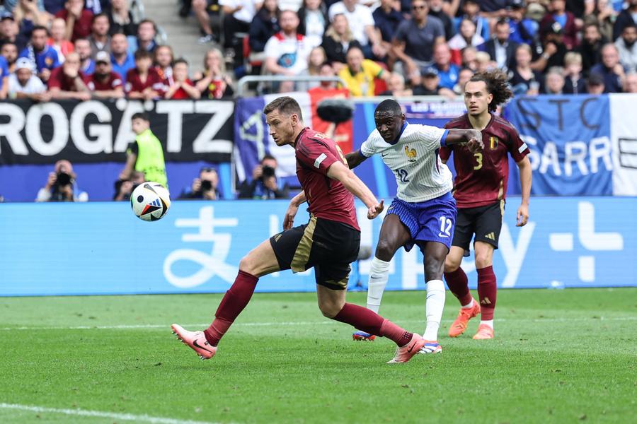 Vertonghen deviază în proprie poartă șutul lui Kolo Muani // FOTO: Imago De ce sunt mai multe autogoluri la EURO 2024 decât în primele 15 ediții adunate? » Cele 6 explicații