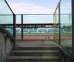 Imagini de la stadionul unde se va juca meciul AC Virtus - FCSB  Foto: Ionuț Iordache