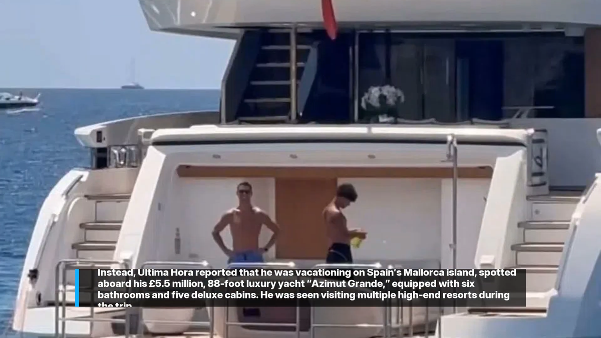 Cristiano Ronaldo, vacanță în Mallorca în ziua înmormântării lui Diogo Jota