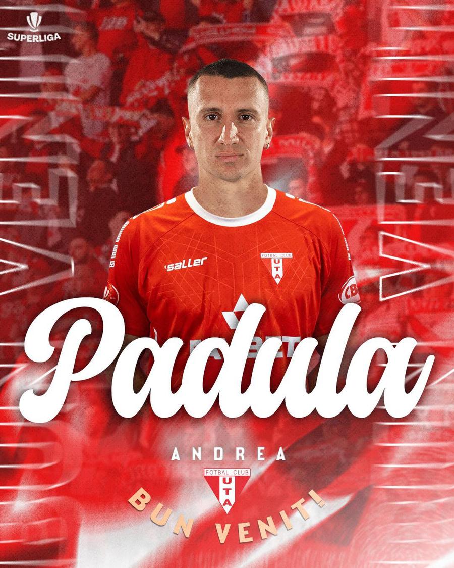 Andrea Padula a plecat de la FCU Craiova și a semnat cu formația din Superliga