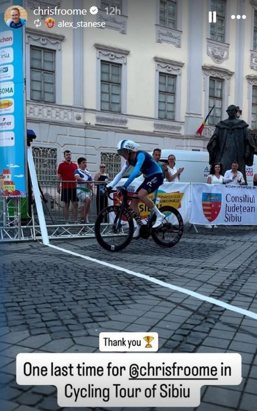 Chris Froome la Turul Sibiului Americanul Matthew Riccitello a câștigat Turul Sibiului 2025. Chris Froome spune adio ciclismului
