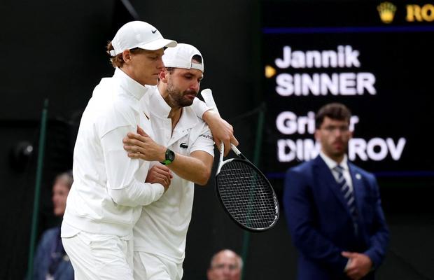 Ghinion teribil pentru Grigor Dimitrov! L-a condus cu 2-0 la seturi pe liderul mondial, dar a fost nevoit să abandoneze