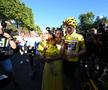 Jonas Vingegaard și soția lui/Foto: Imago Images