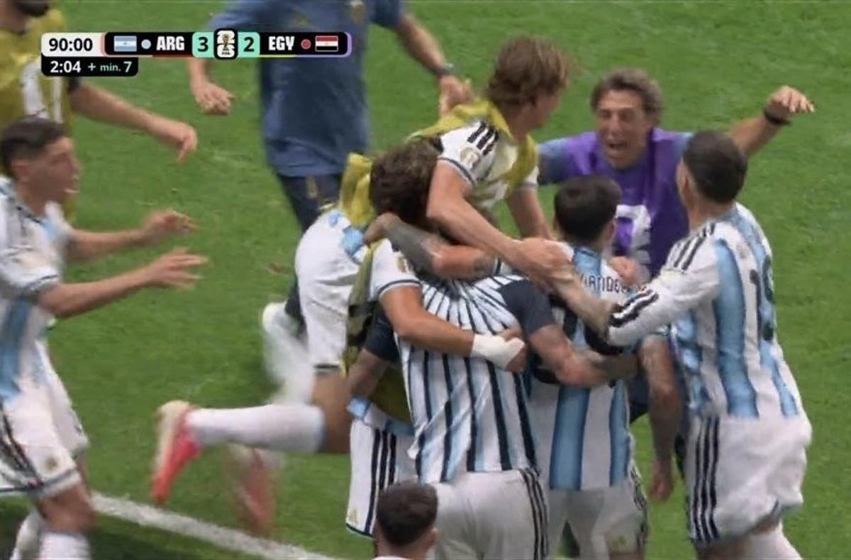 Scandal la finalul meciului Argentina - Egipt
