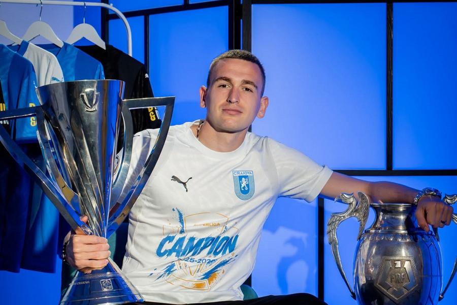 Probleme pentru Universitatea Craiova! Titularul s-a accidentat înaintea returului cu Levski Sofia