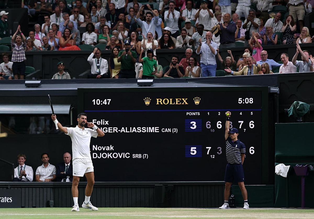 Novak Djokovic, povestea continuă! Sârbul a câștigat cel mai lung sfert de finală din istoria Wimbledon